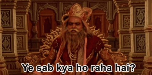 Kya Ho Raha Hai Duryodhan Jaane Bhi Do Yaaron GIF - Kya Ho Raha Hai  Duryodhan Jaane Bhi Do Yaaron Confused - Discover &amp; Share GIFs