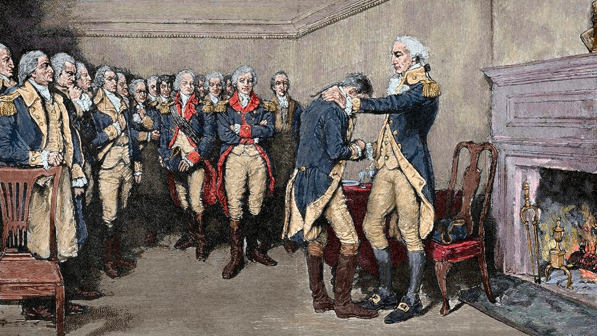 On this day in history, Dec. 4, 1783, Washington bids farewell to his troops at Fraunces Tavern in NYC | Fox News On this day in history, Dec. 4, 1783, Washington bids farewell to his troops at Fraunces Tavern in NYC | Fox News