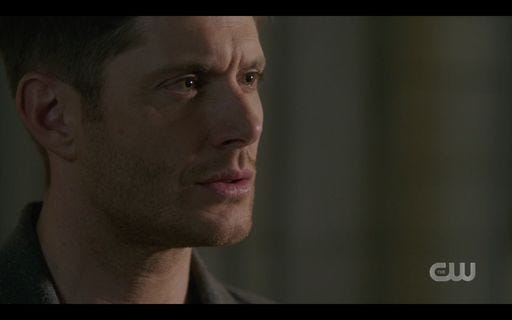 Dean and Castiel knowing Sam is in trouble SPN 1515 Dean and Castiel knowing Sam is in trouble SPN 1515