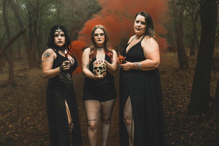 Witchy Women photo session by Jess Clark