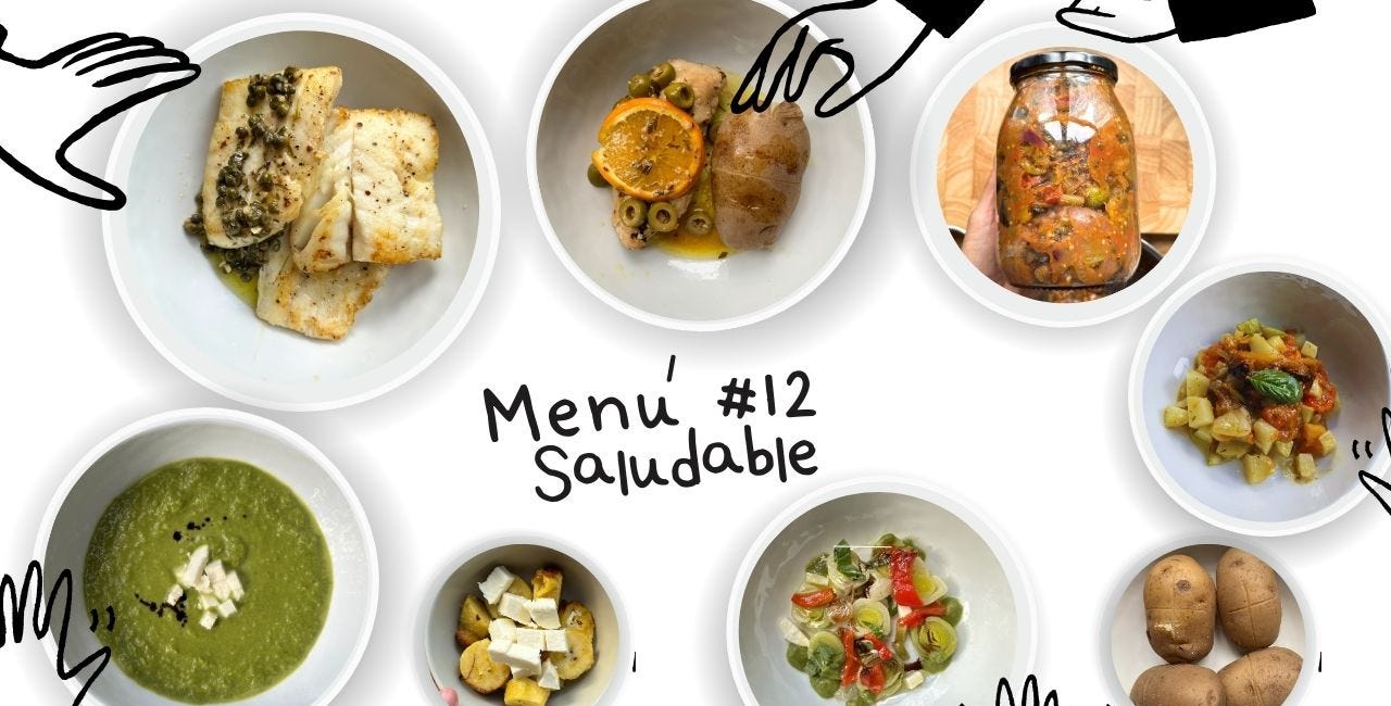 MENÚ SALUDABLE #12. Junio