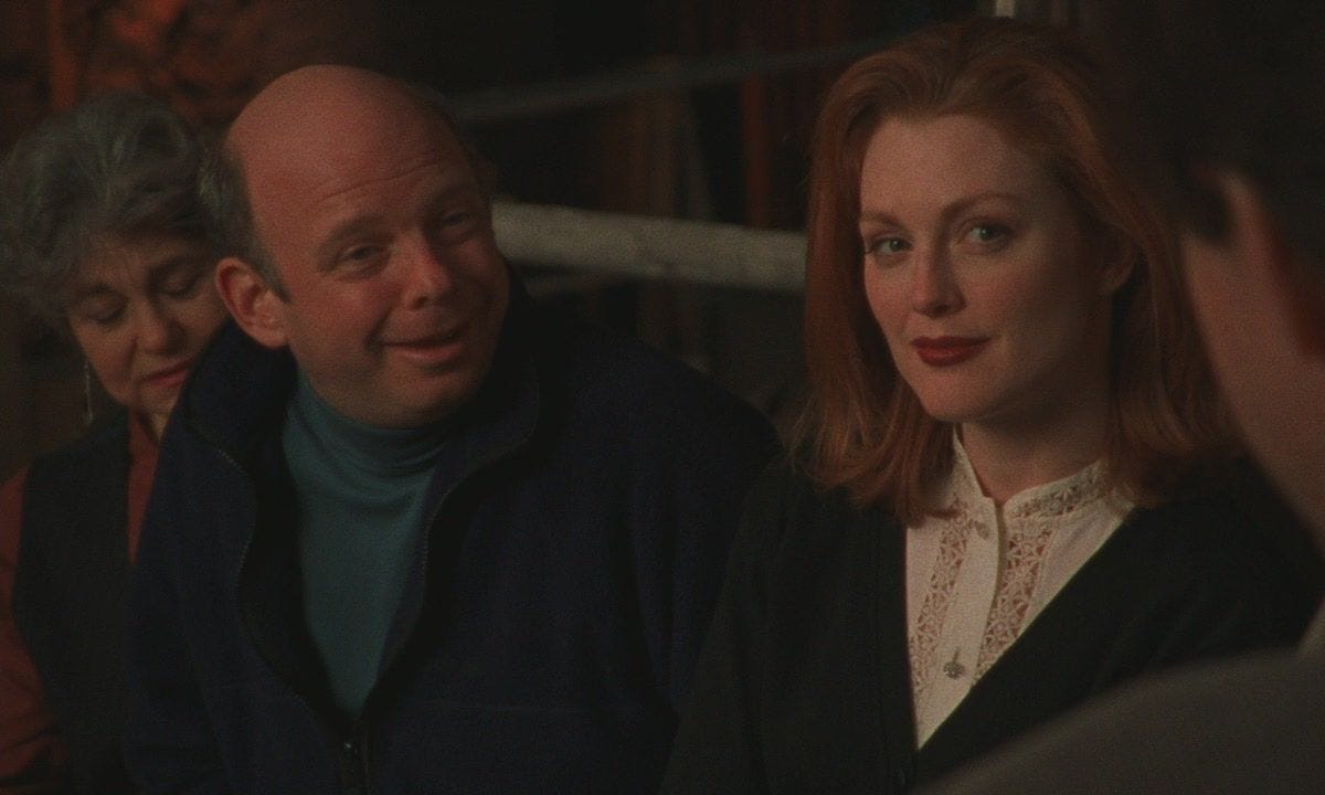 Wally Shawn and Julianne Moore in Louis Malle's Vanya on 42nd Street ...