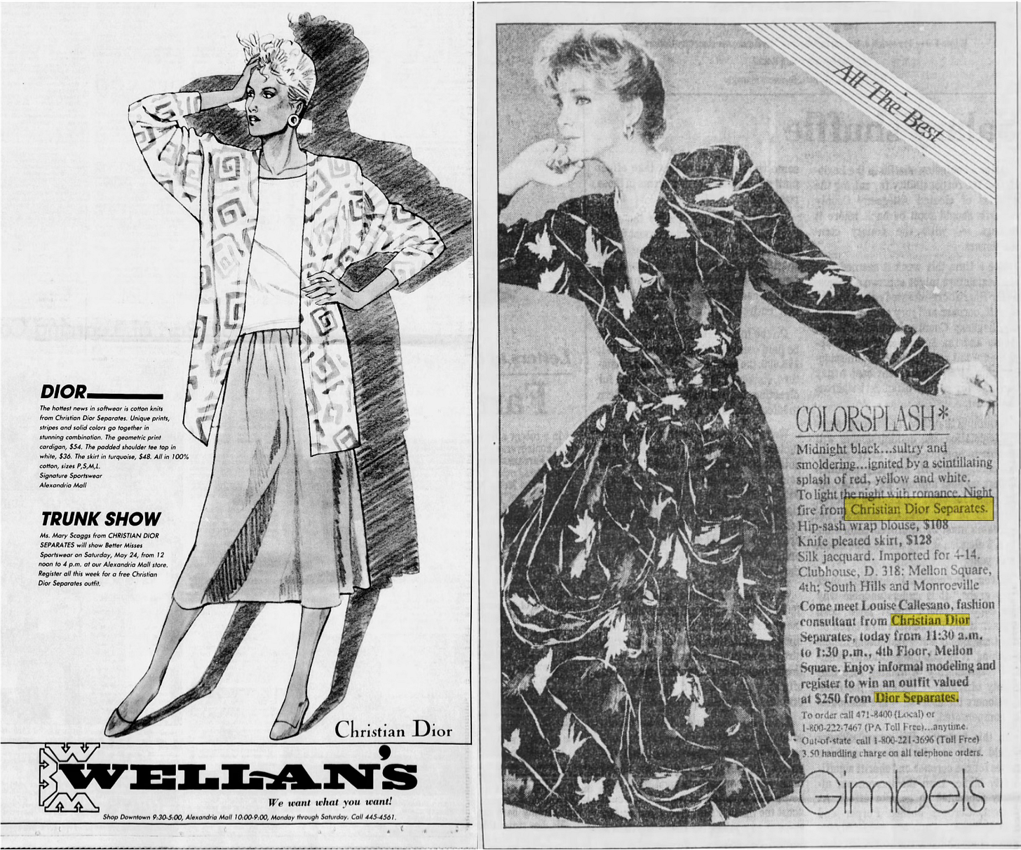 【希少 80s 】Christian Dior SPORTSWEAR INTO · INTO