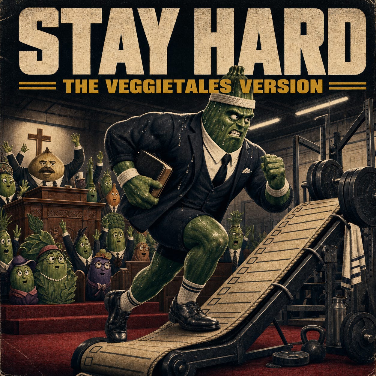 STAY HARD: The VeggieTales Version