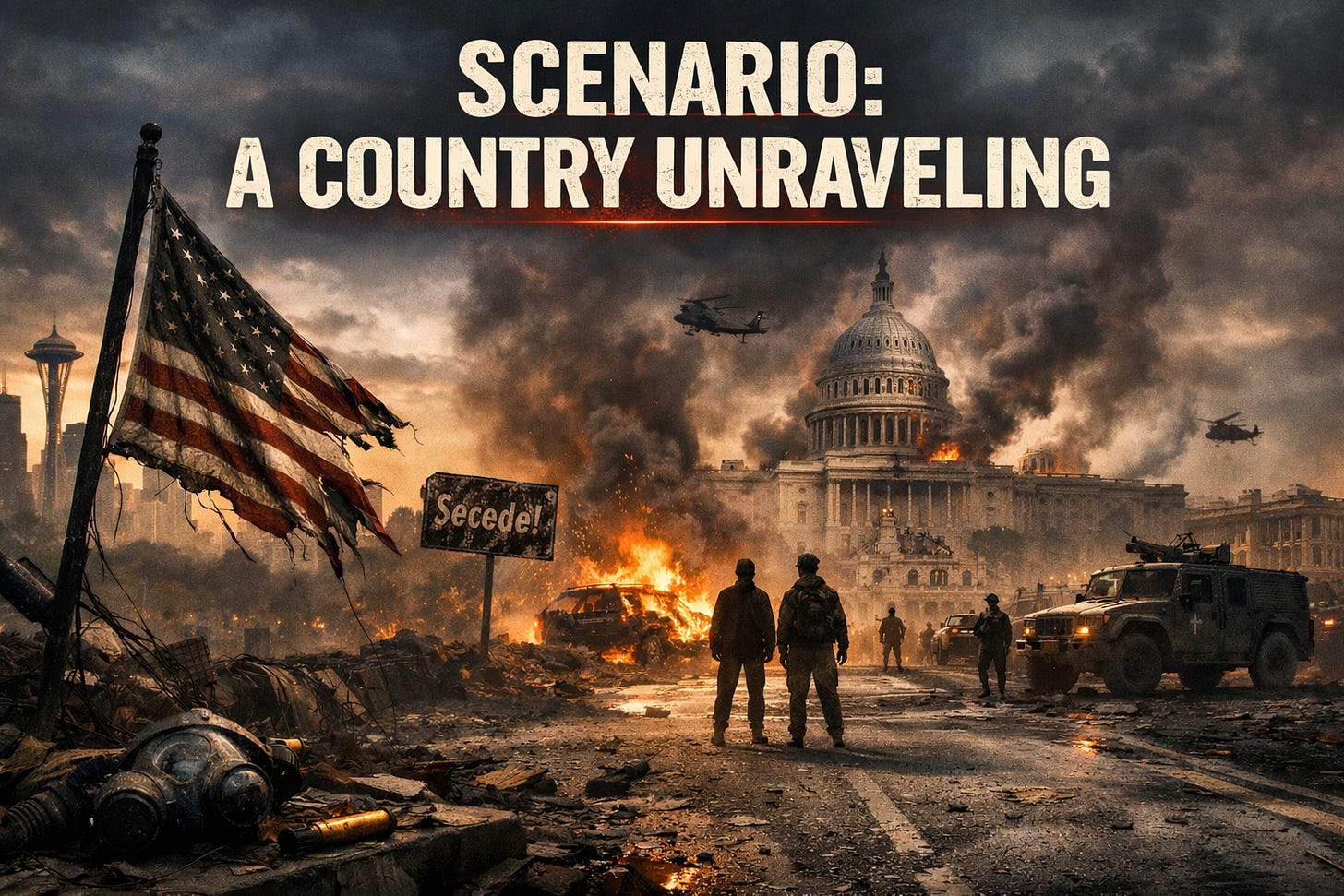 SCENARIO: A COUNTRY UNRAVELING