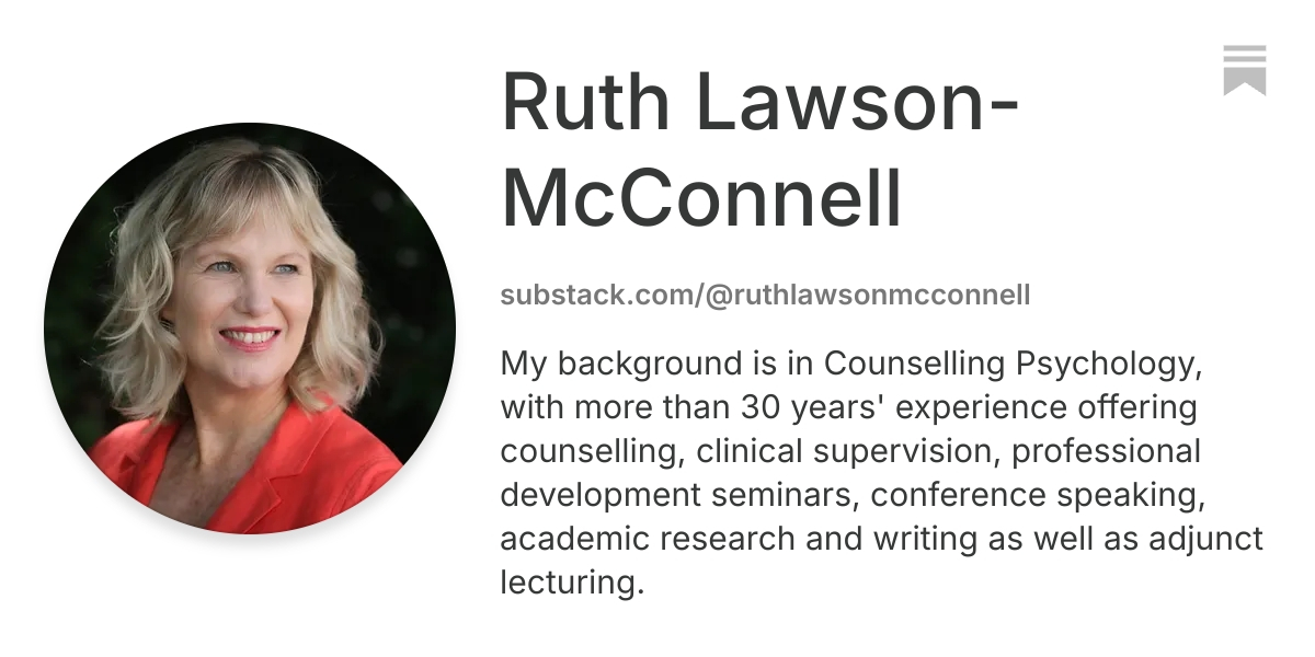 Ruth Lawson-McConnell | Substack