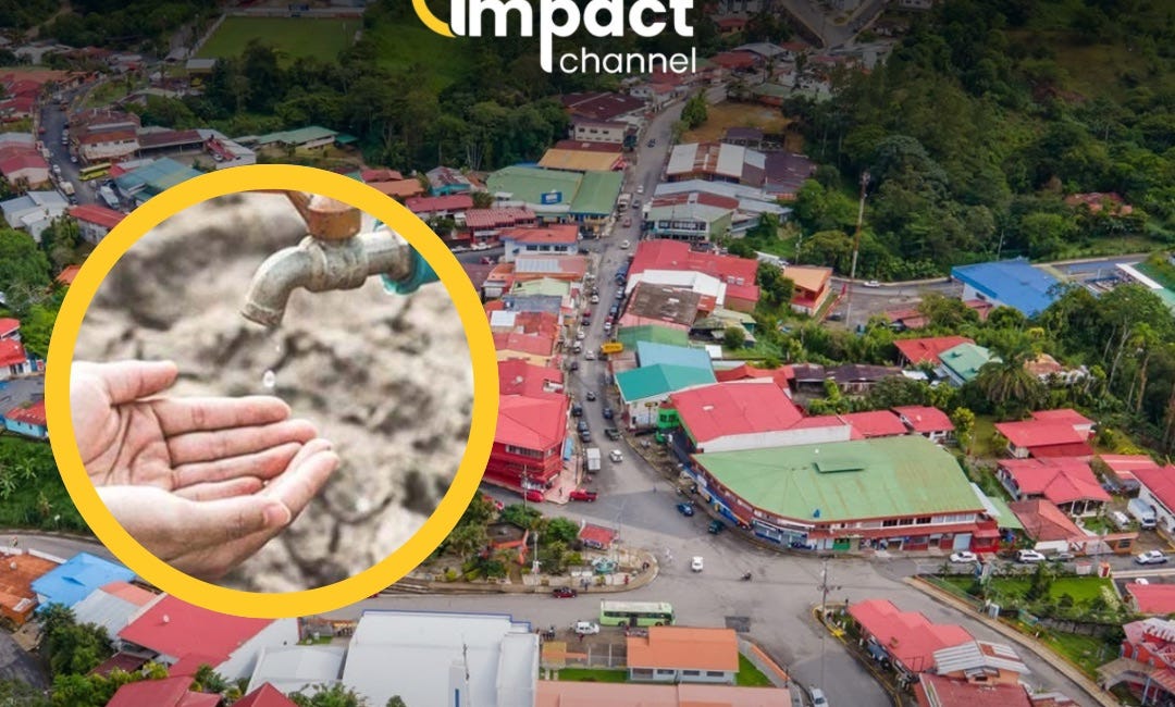 Tras denuncia presentada en Impact Channel, AyA detalla proyectos en marcha en Coto Brus aunque siguen enfrentando días sin agua