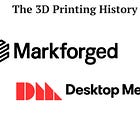 03-20-2018: Desktop Metal accused Markforged of infringing on patents related to metal 3D printing technology (BMD vs. ADAM)