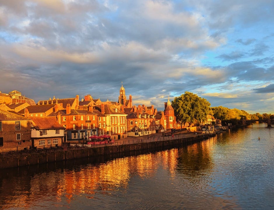 The riverside of York, UK from Never Lost Letters by Stuart Found