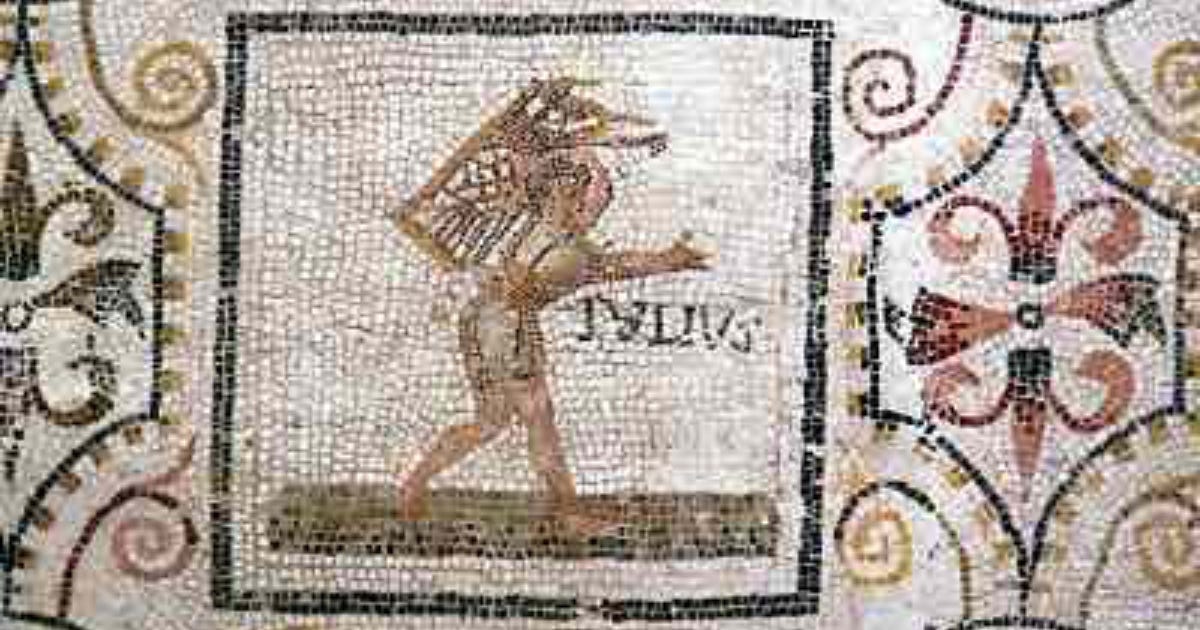 Roman calendar mosaic