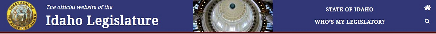 Idaho Legislature Website. Click to visit. Idaho Legislature Website. Click to visit.