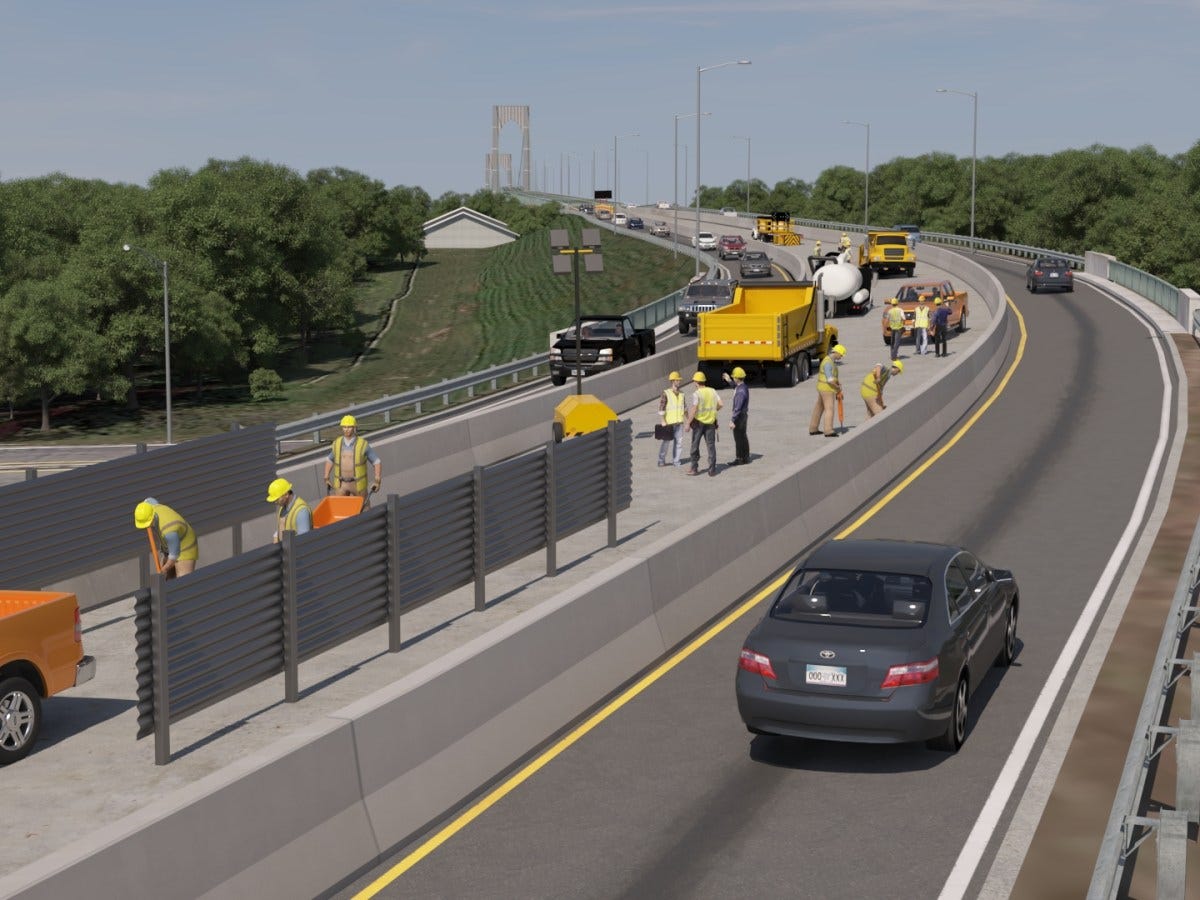 RITBA reminds drivers that lane restrictions on the Newport Pell Bridge may cause delays