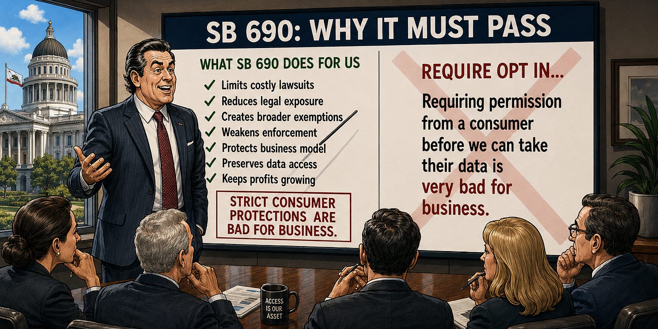 SB 690 Would Still Weaken Online Privacy Rights Before California Has Real Consumer Consent
