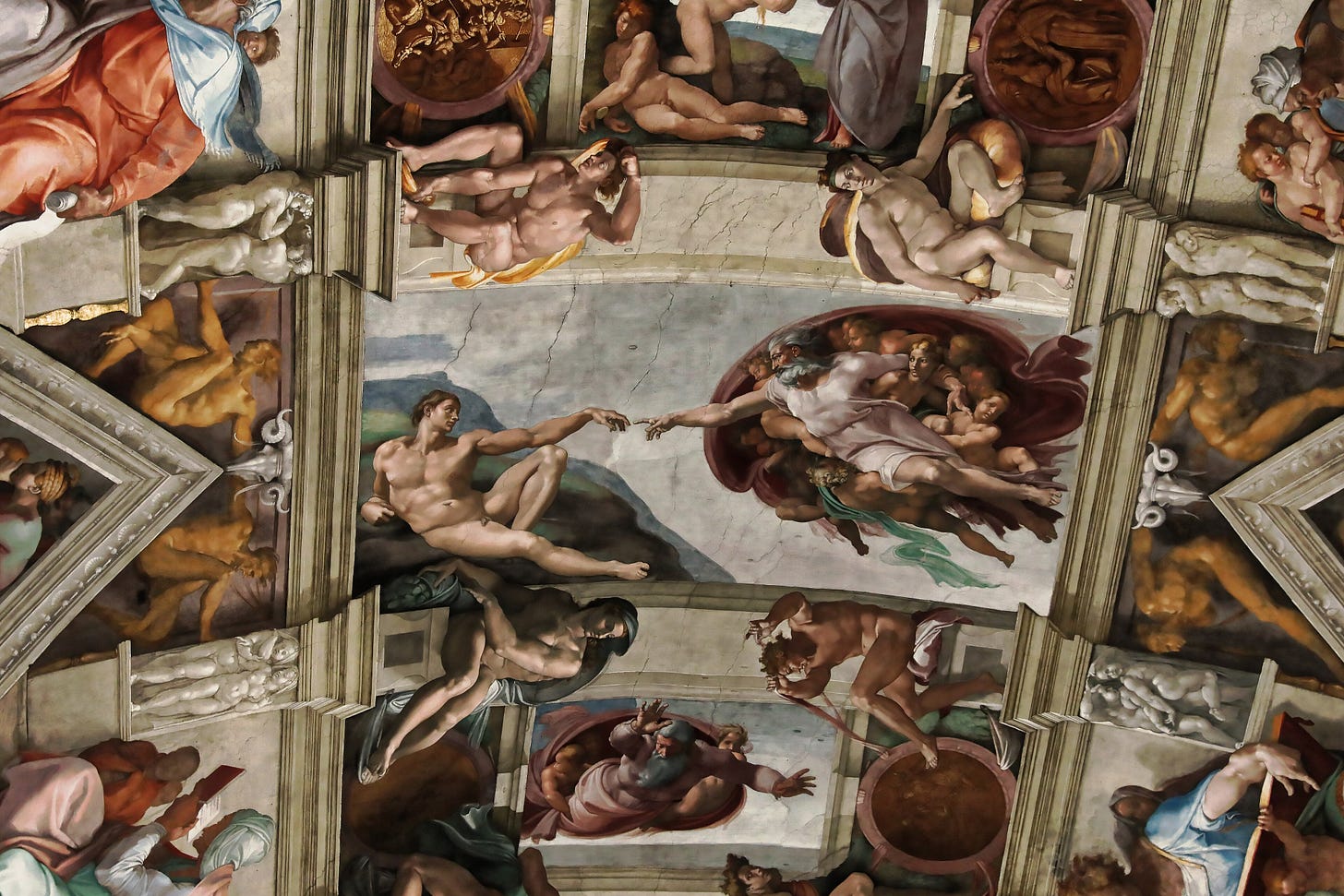 Sistine Chapel ceiling, Creation of Adam