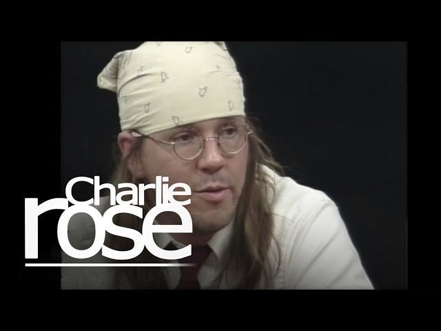 David Foster Wallace on Fame (Mar. 27, 1997) | Charlie Rose