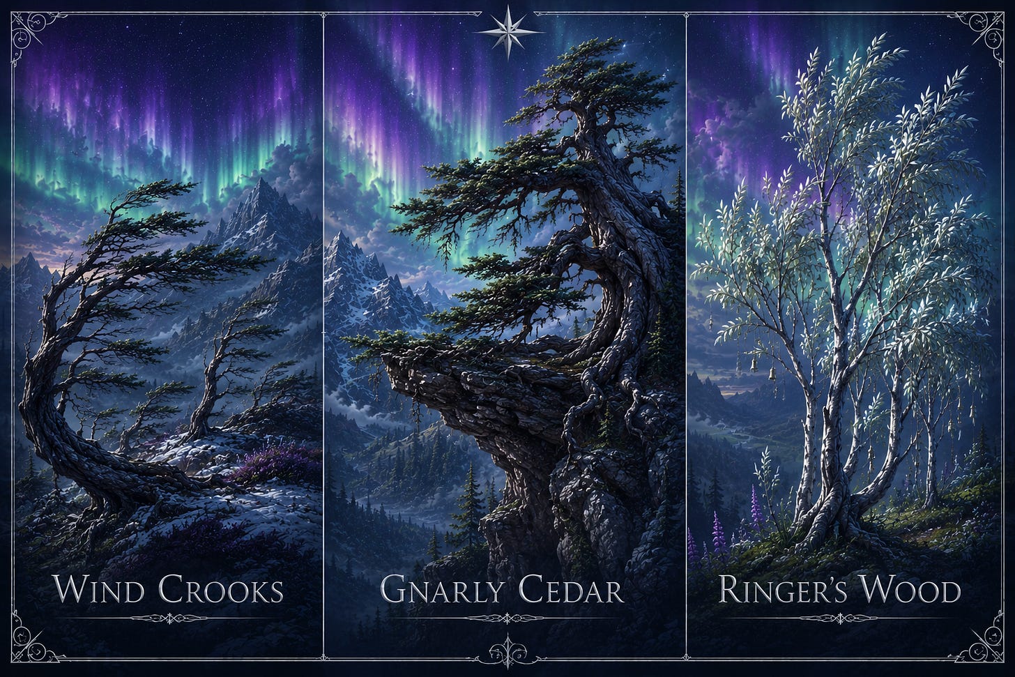 Image for Wind Crooks, Gnarly Cedars and Ringer's Wood Image for Wind Crooks, Gnarly Cedars and Ringer's Wood