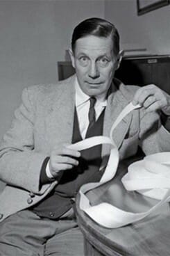 image of George de Mestral, creator of Velcro hook and loop fastening system used analogical thinking image of George de Mestral, creator of Velcro hook and loop fastening system used analogical thinking