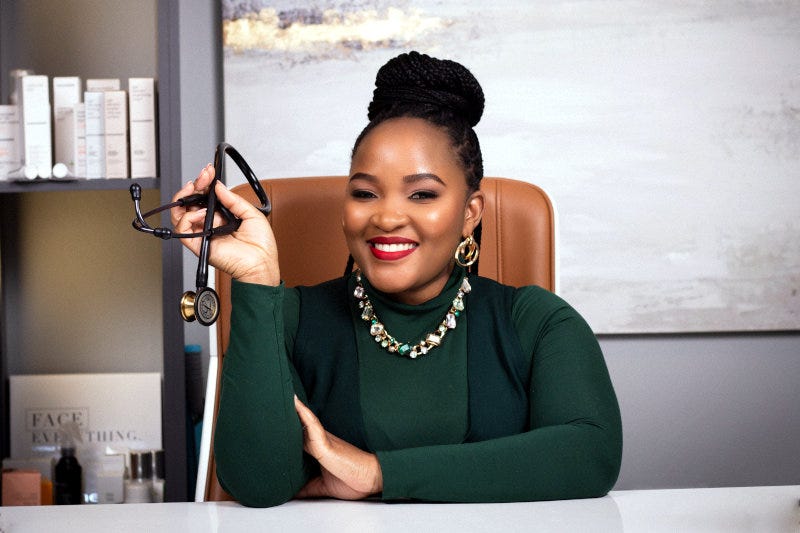 Matlhogonolo Mongwa-Mouwane, founder of Kalafhi Medical Center in Botswana