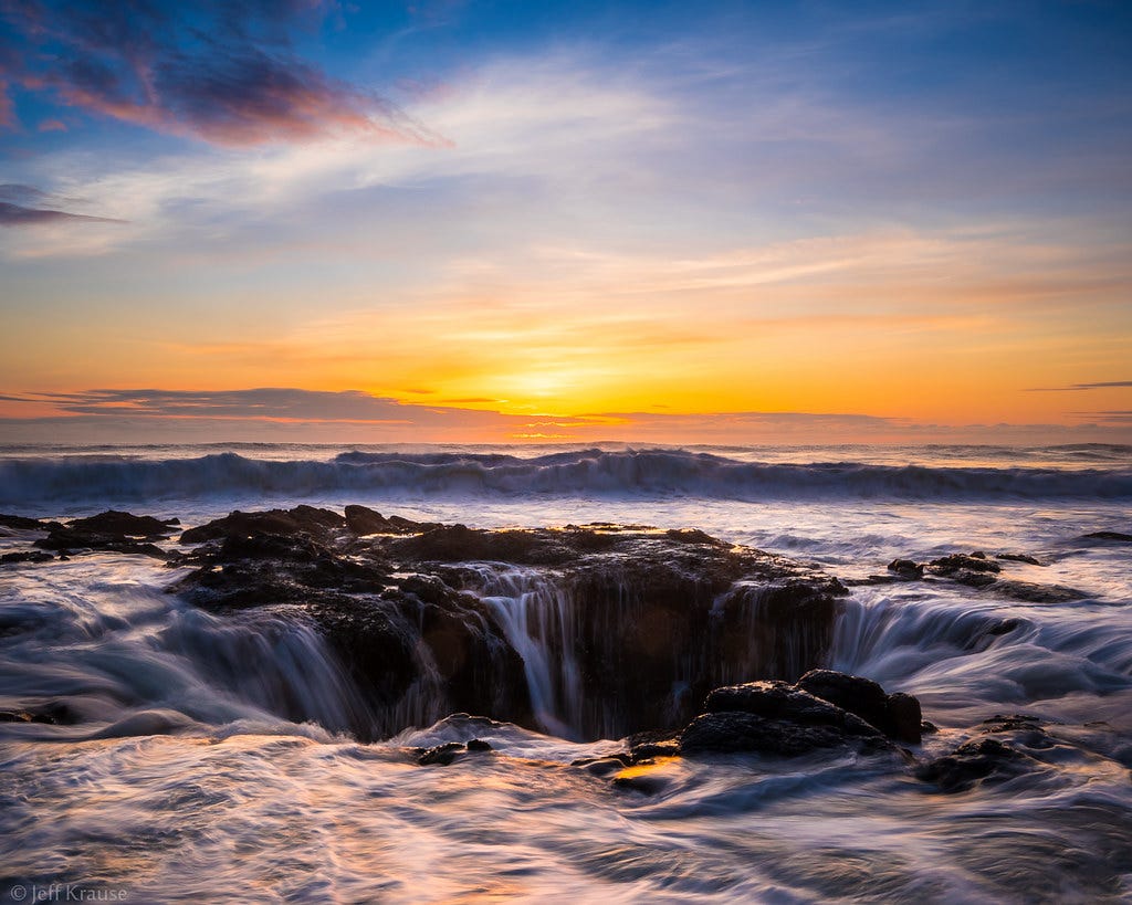 Oregon - Thor's Well Oregon - Thor's Well
