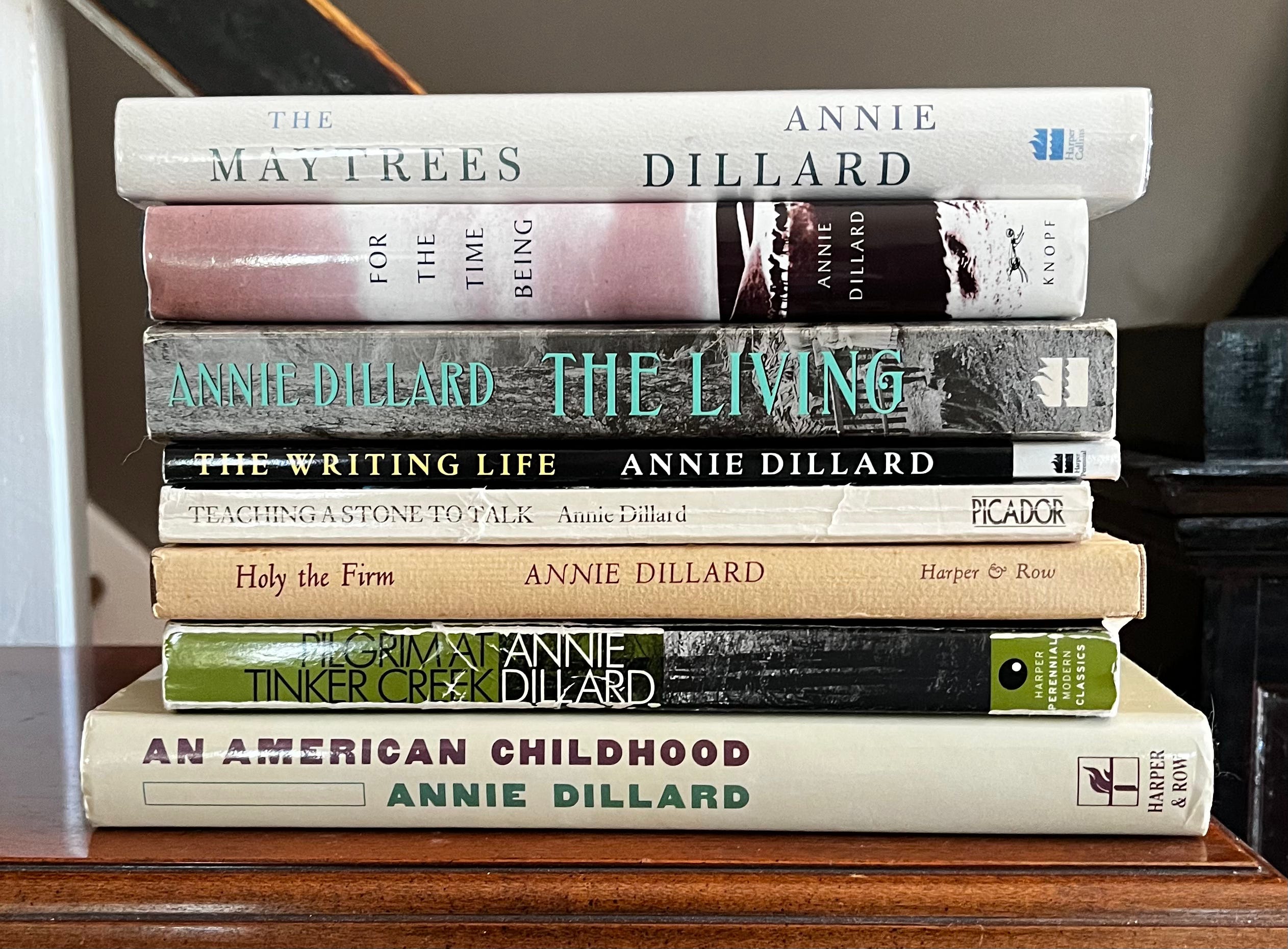 Annie Dillard died the other day
