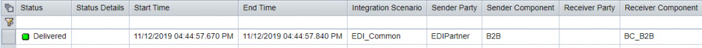 Message processing of common EDI to EDI Separator Receiver Message processing of common EDI to EDI Separator Receiver