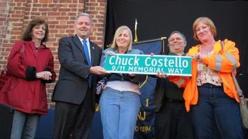 Charles Costello Jr. has been remembered as a simple, loving, God-Fearing Christian man who ran into 1WTC to help extricate people from elevators. He then ran into 2WTC and did the same. Charles Costello Jr. has been remembered as a simple, loving, God-Fearing Christian man who ran into 1WTC to help extricate people from elevators. He then ran into 2WTC and did the same.