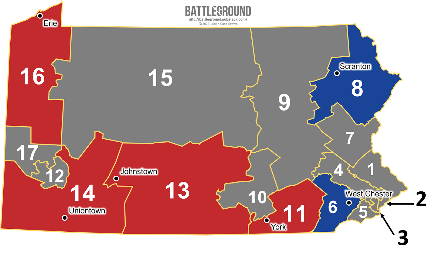 Pennsylvania US House Map Pennsylvania US House Map