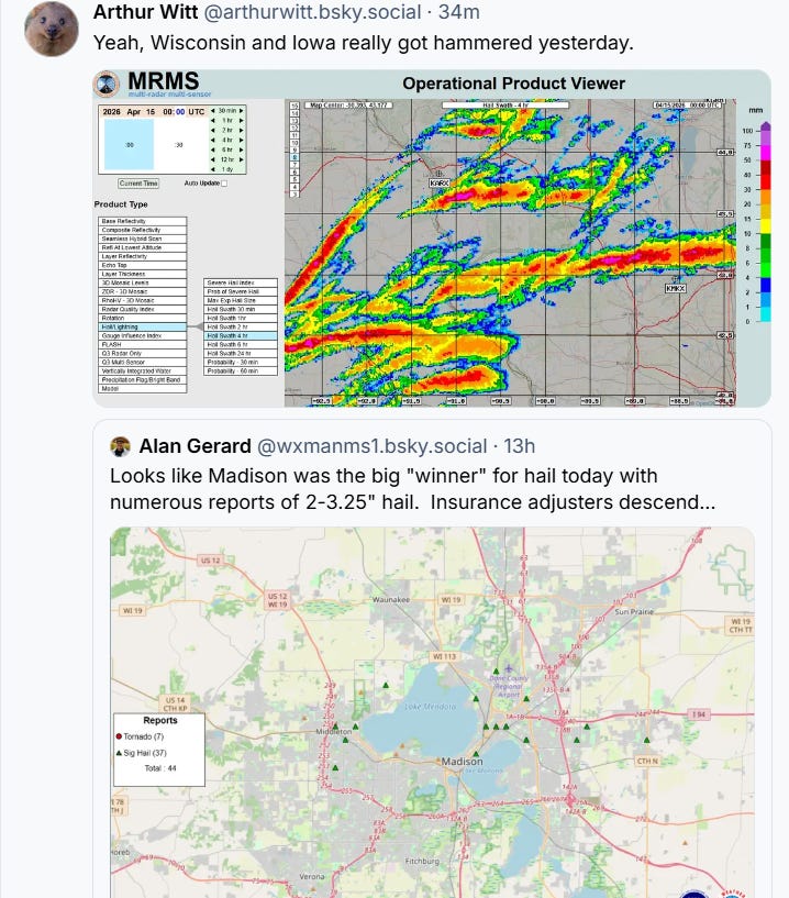 Active severe weather pattern continues for the central U.S., while ...