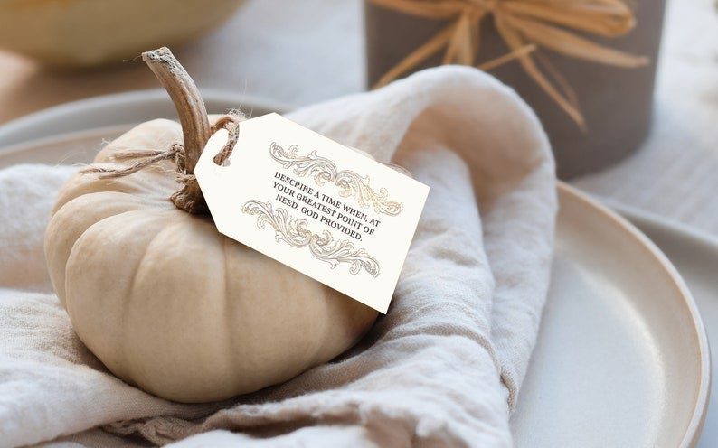 Untie Your Story Thanksgiving set 2 image 1