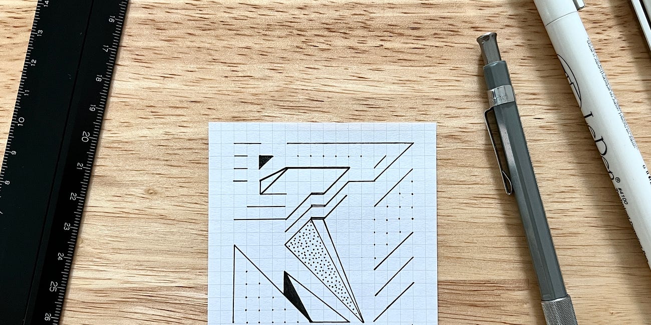 to sketch.