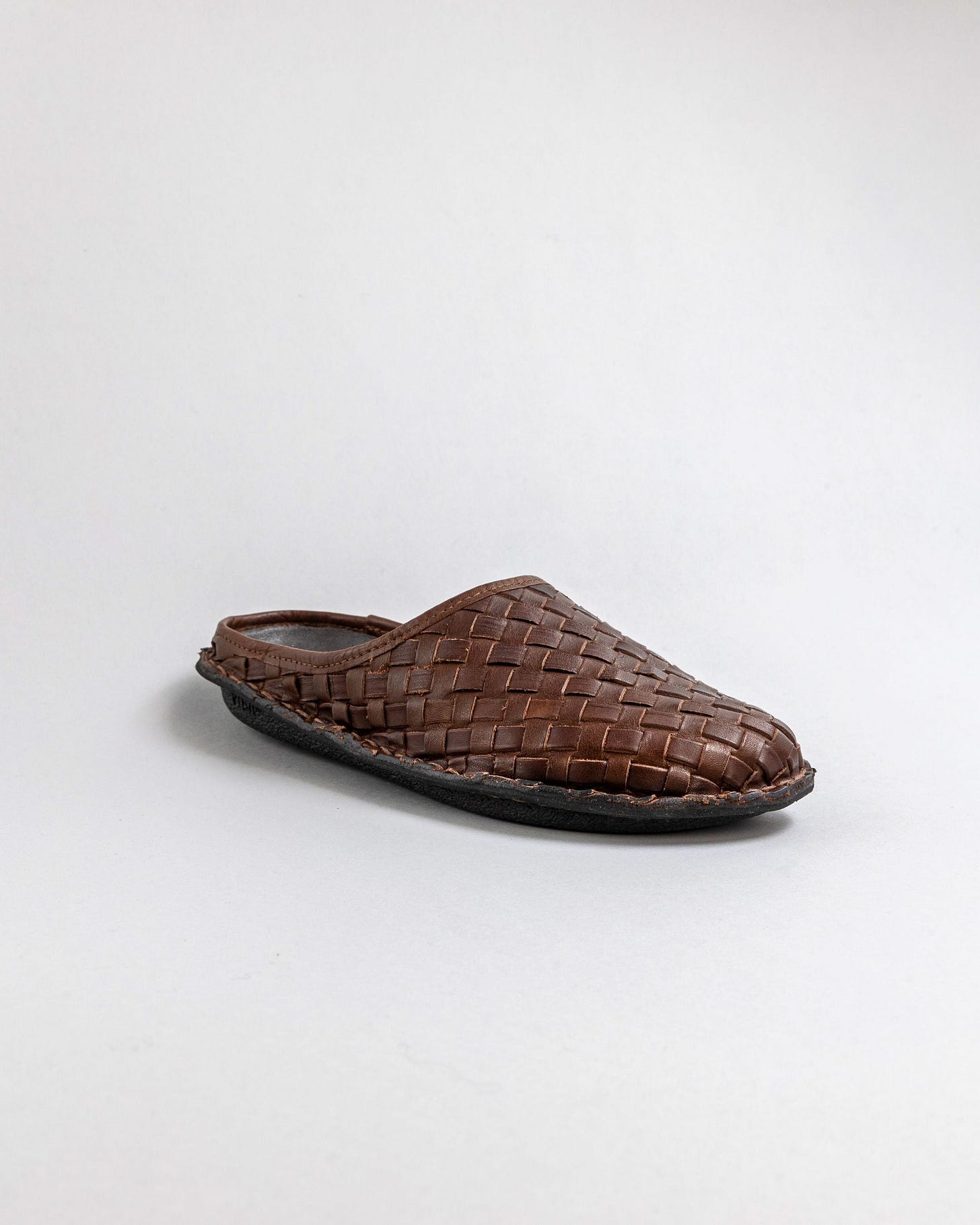 ROMA Woven Leather Cocoa Brown