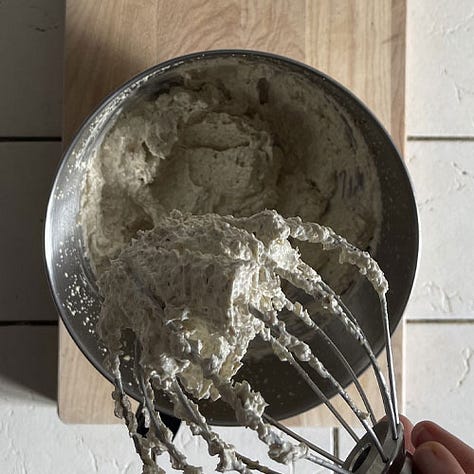 Whipped mushroom butter