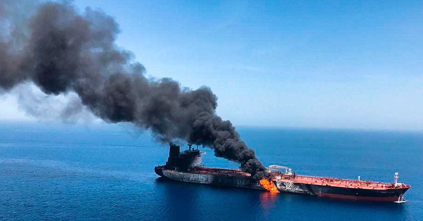 IntelBrief: Tanker Blasts in the Gulf of Oman Escalate Tensions Between U.S.  and Iran - The Soufan Center
