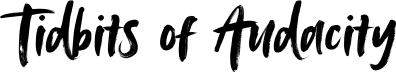 Tidbits of Audacity