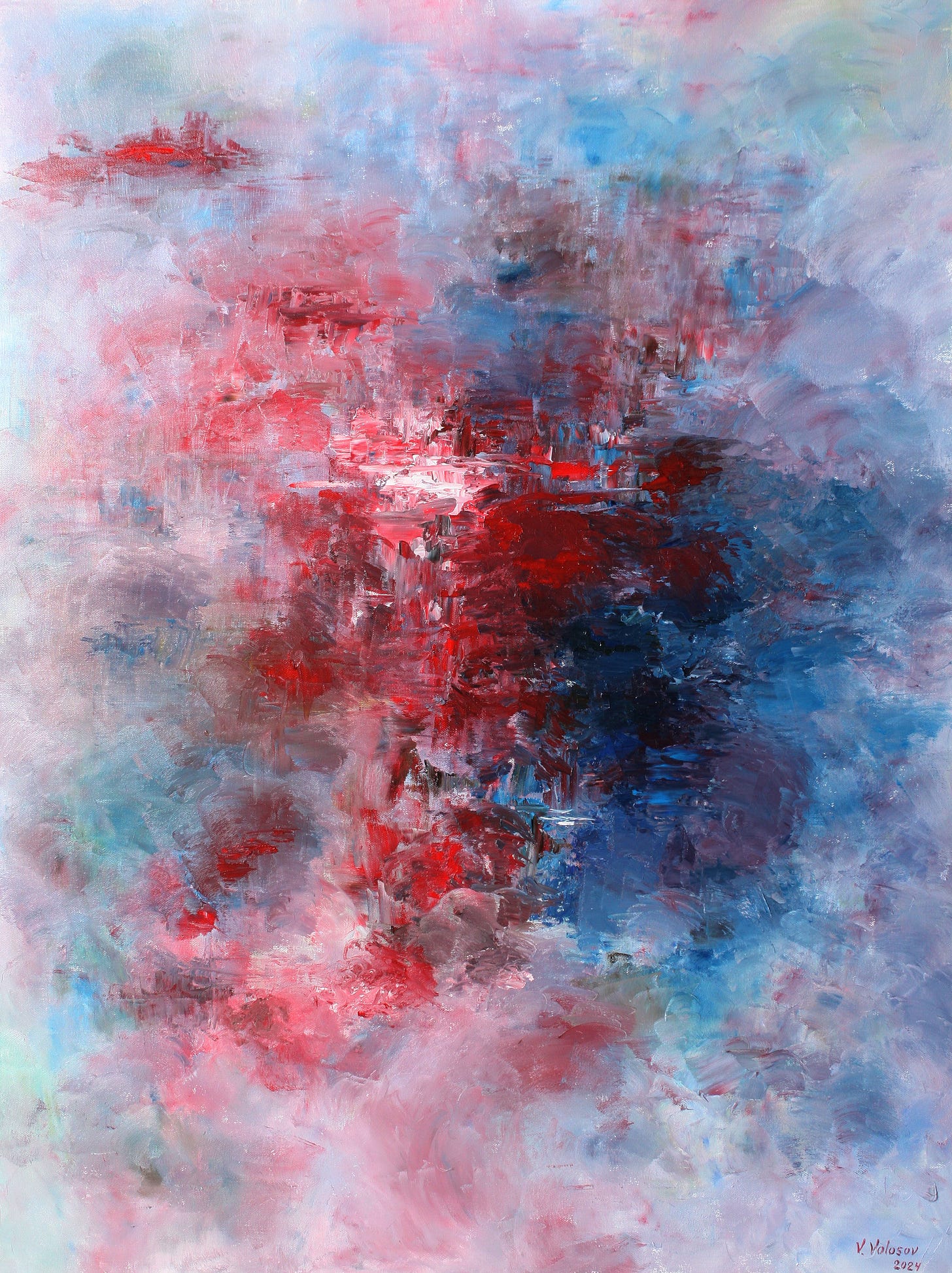Entropy Leading To Chaos Oil Painting By Vladimir Volosov | absolutearts.com