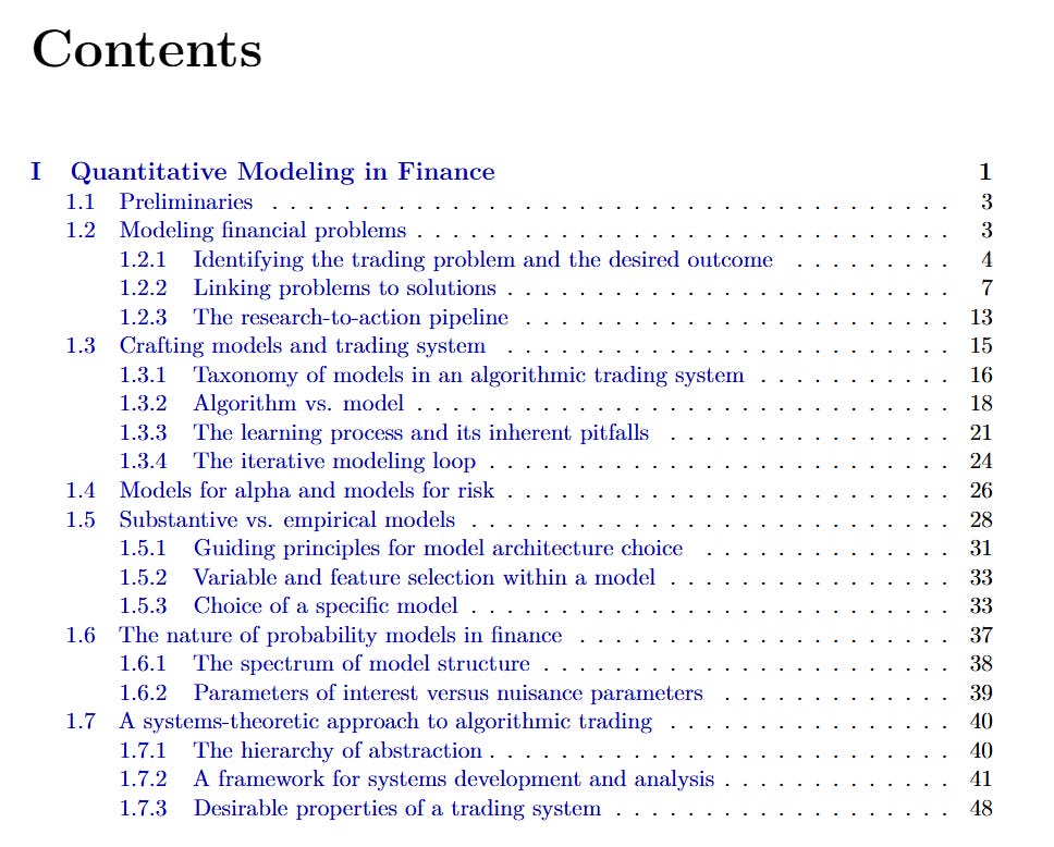 [Quant Lecture] Quantitative Modeling in Finance