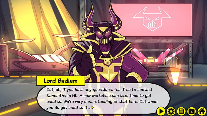 Ο Lord Bedlam σε όλο του το μεγαλείο στο Henchman Story