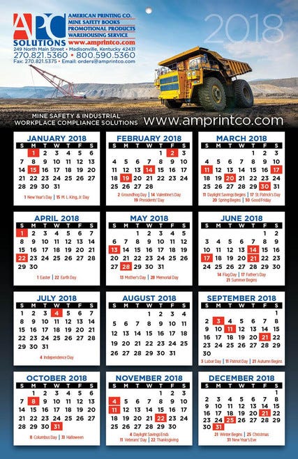 12 Month Promotional Calendar - APC Solutions / American Printing Co. 12 Month Promotional Calendar - APC Solutions / American Printing Co.