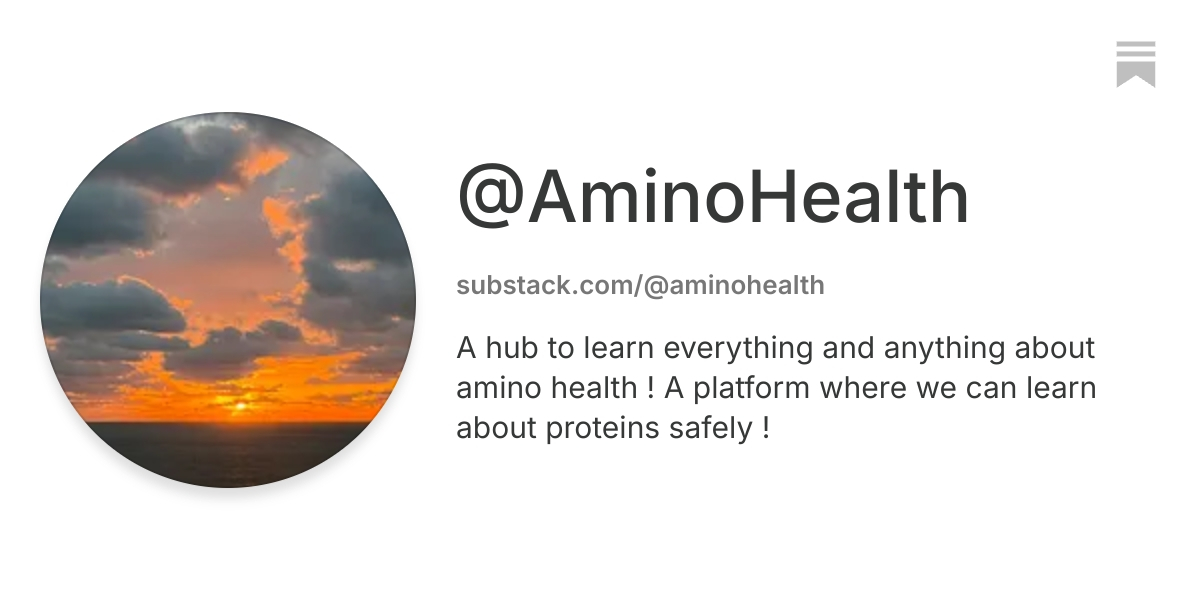 @AminoHealth | Substack