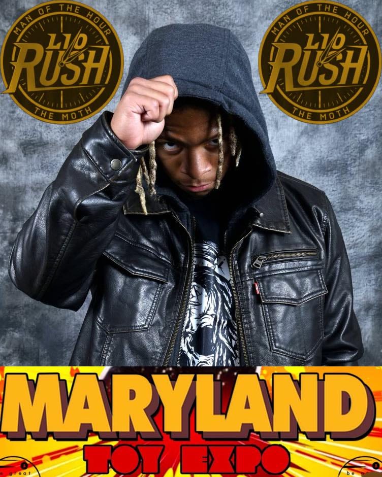 May be an image of ‎1 person and ‎text that says '‎L1O RUSH L10 RUSH MARYLAND AND مو ক‎'‎‎