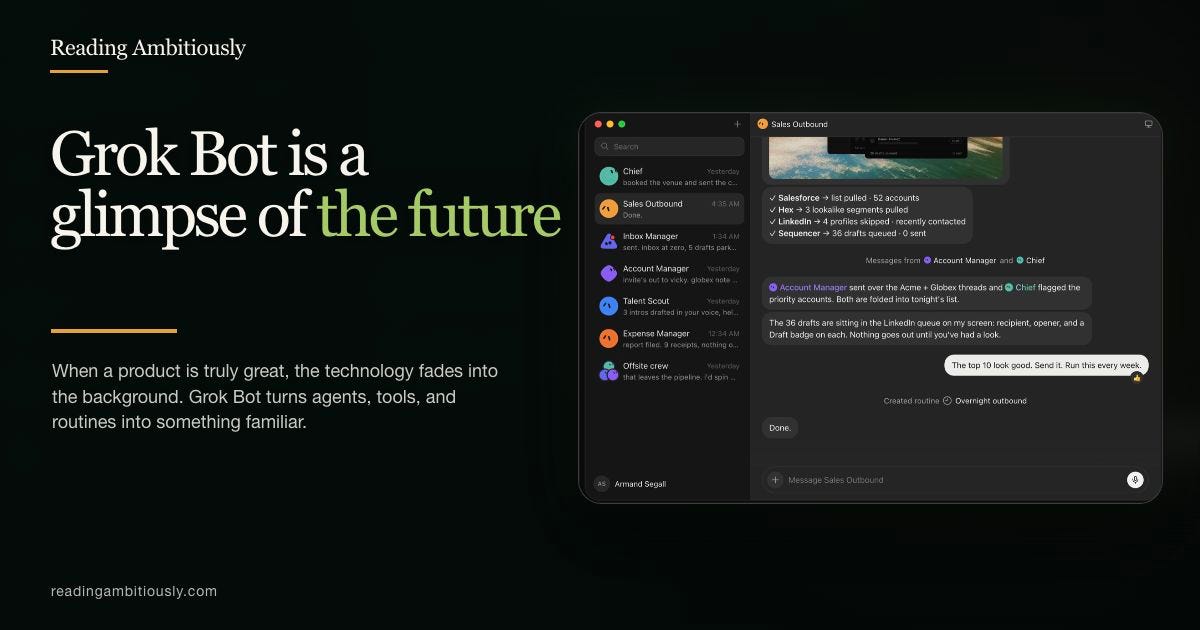 Grok Bot is a glimpse of the future