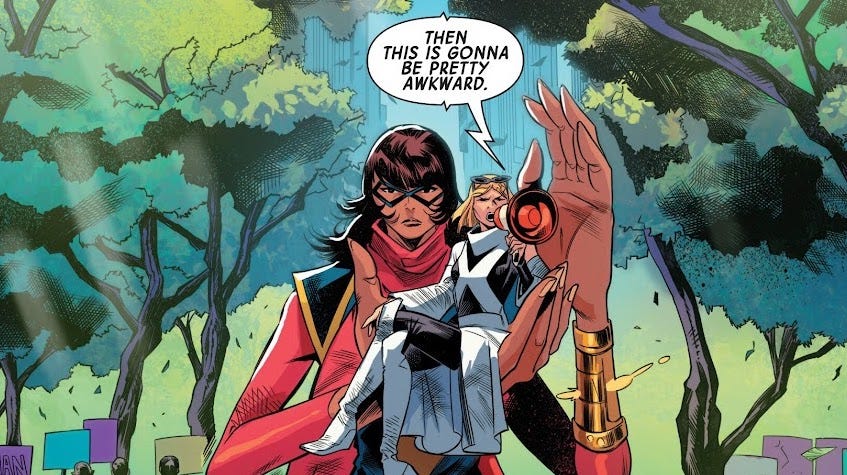 Jackson Lanzing And Collin Kelly Turn Marvel's Mutants Into An Anti-Trump Rant With Kamala Khan Ms. Marvel Lecturing Americans On The Election