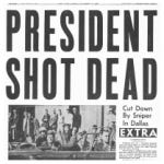 JFK Shot Dead hed "JFK Shot Dead" hedline