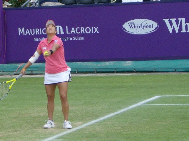 Photo: Nattapol79 / Wikimedia Commons (Public domain) Tamarine Tanasugarn at the Ordina Open 2009