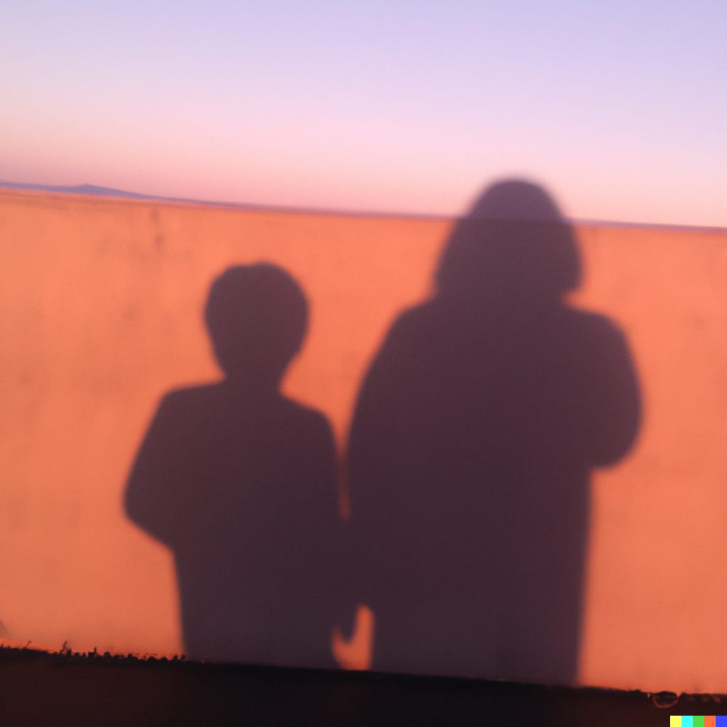 Shadows on a wall Shadows on a wall