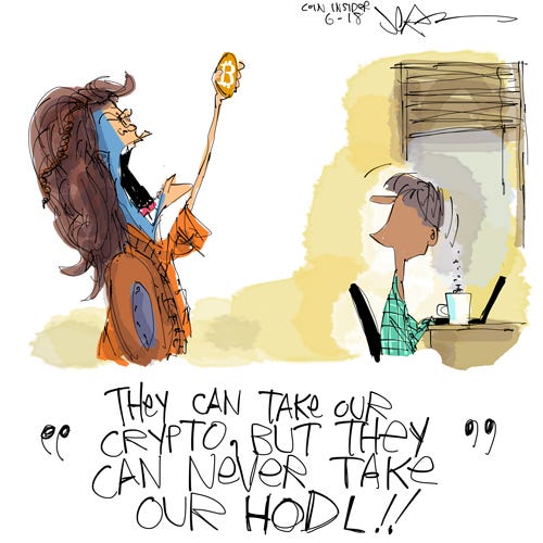 They can never take our HODL! [Cartoon]