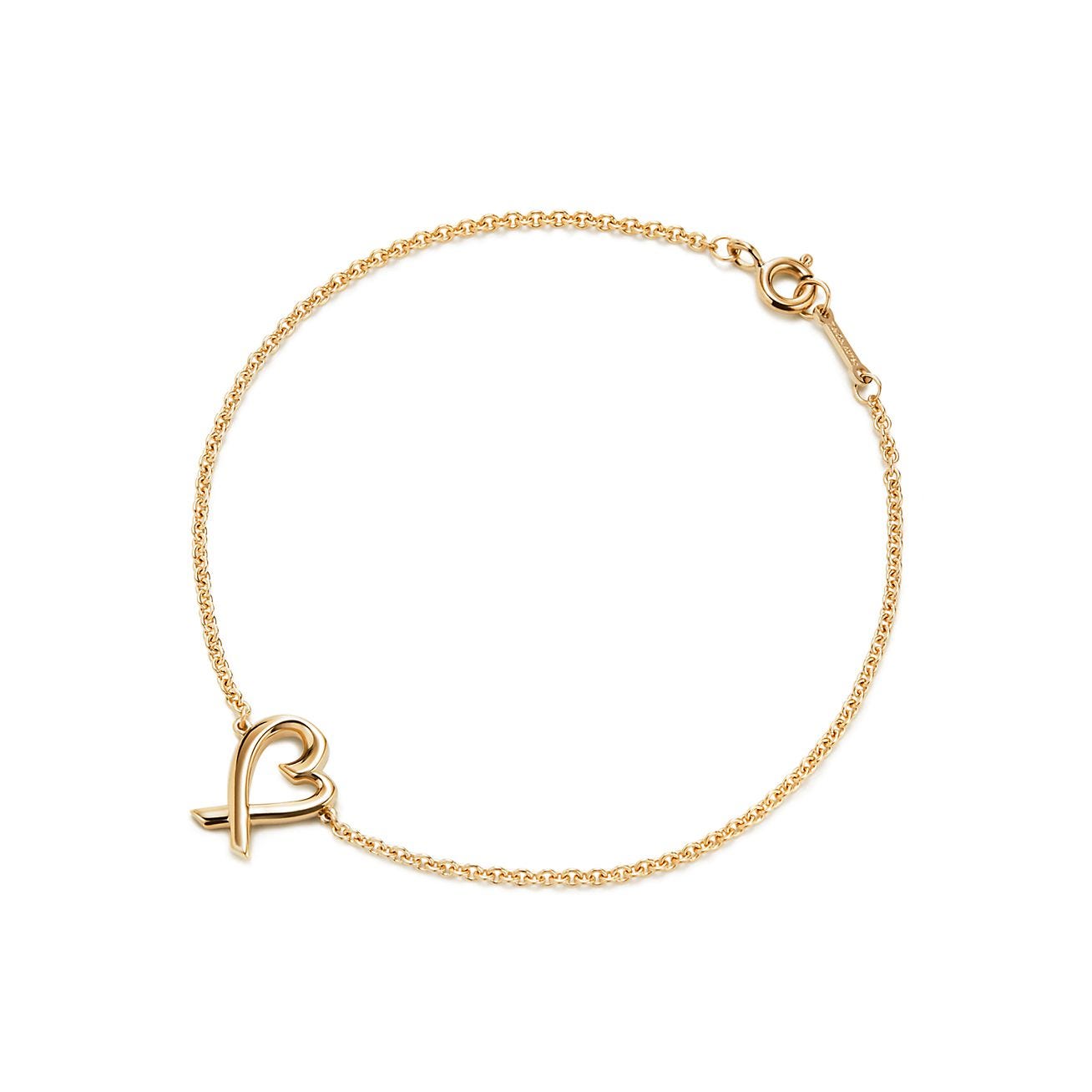Paloma Picasso® Loving Heart bracelet in 18k gold, medium.