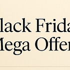🎉Black Friday Mega Offer is Live!