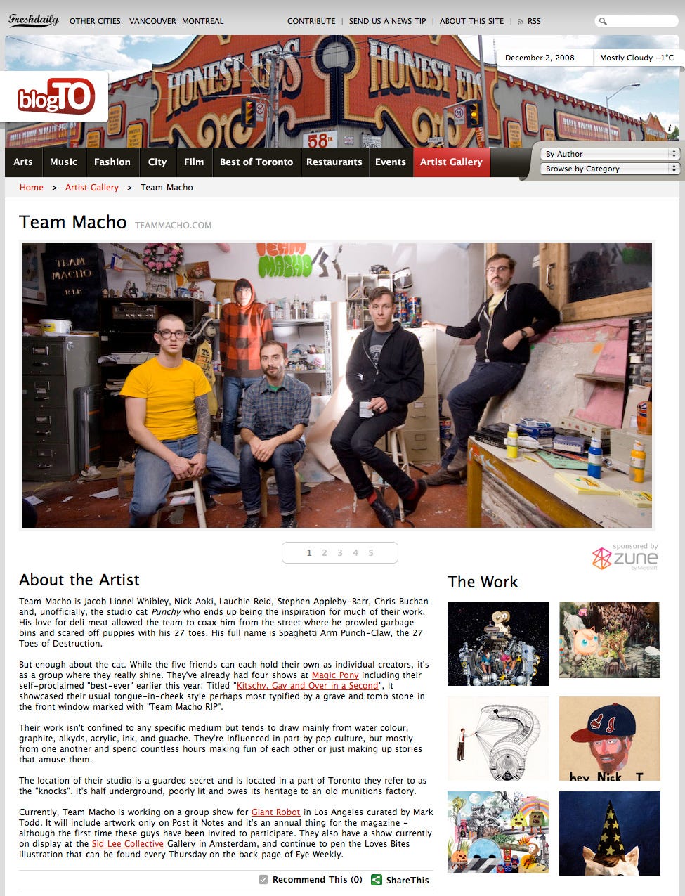 blogto artist gallery blogto artist gallery