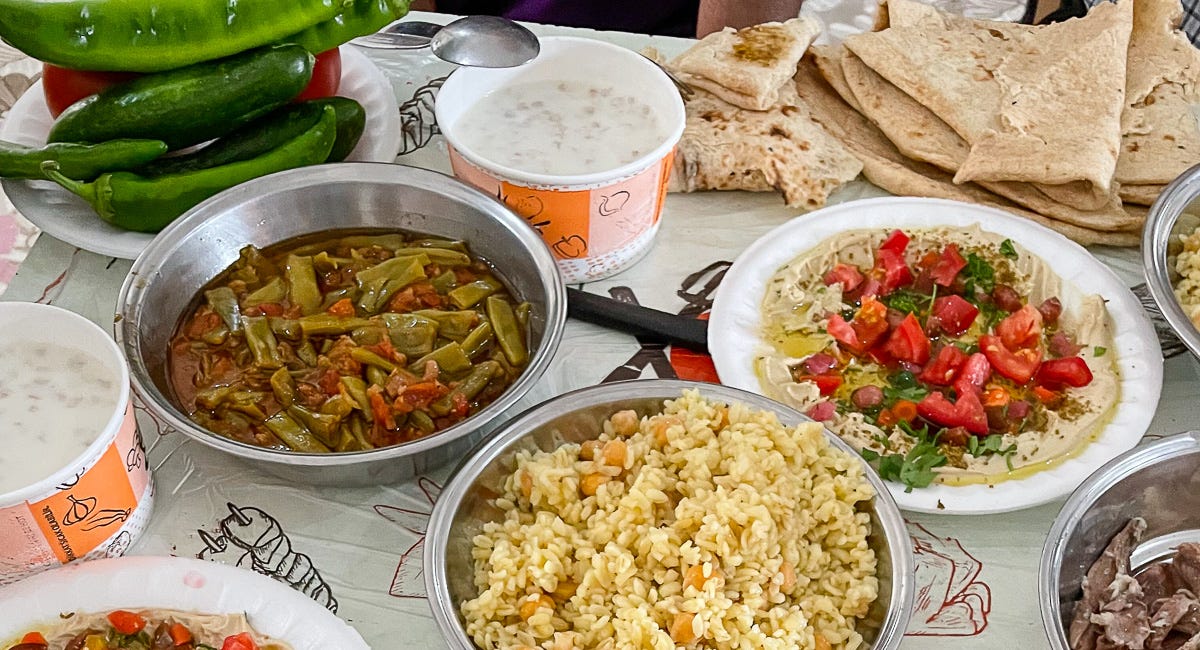 A communal feast